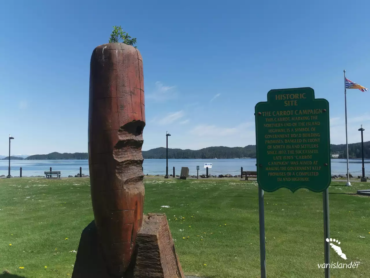 Historic Carrot View in Port Hardy, Vancouver Island